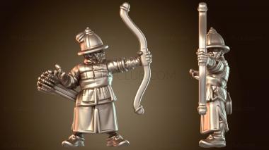 3D модель Samurai Warfare Элитный лучник (STL)