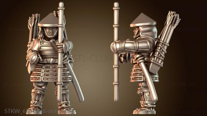 Military Samurai Warfare АСИГАРУ Лучник Храбрый