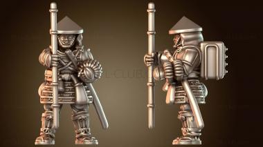 3D модель Защитник Samurai Warfare АСИГАРУ (STL)