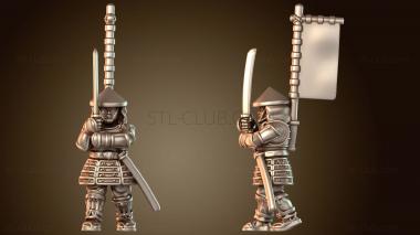 3D модель Самурайский меч АСИГАРУ (STL)