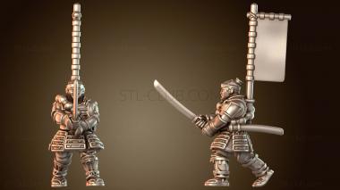 3D модель Самурайская война АСИГАРУ МЕЧ Опытный (STL)