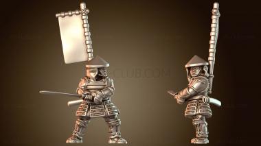 3D модель Самурайская война АСИГАРУ МЕЧ Благородный (STL)