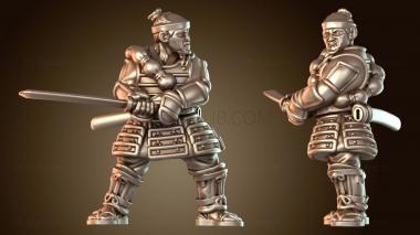 3D модель Самурайская война МЕЧ АСИГАРУ Жестокий (STL)