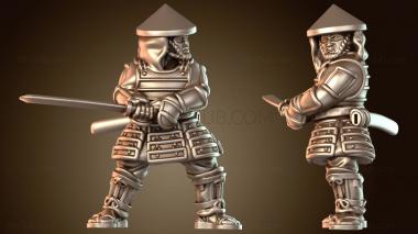 3D модель Samurai Warfare МЕЧ АСИГАРУ Тихий (STL)