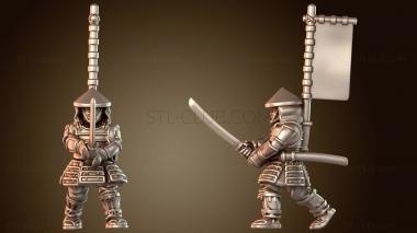 3D модель Самурайская война МЕЧ АСИГАРУ Бесстрашный (STL)