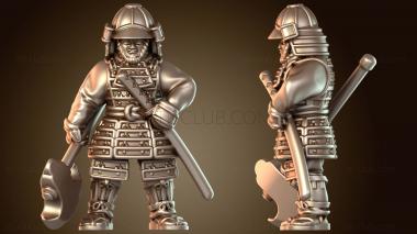 3D модель SAMURAI Warfare AXE Ветеран (STL)