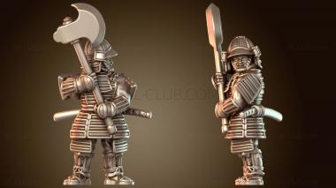 3D модель Закаленный боевой топор самурая (STL)