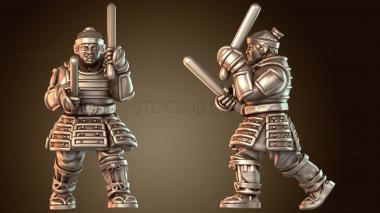 3D модель Самурай Храбрый Воин (STL)