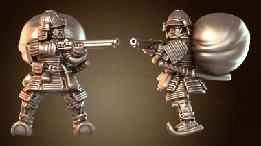3D модель Жестокая война самураев (STL)