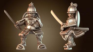 3D модель Самурайский военный авангард (STL)