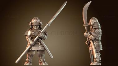 3D модель Капитан самурая (STL)