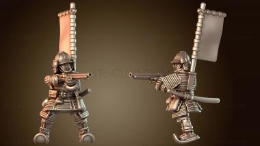 3D модель Элитный чемпион самурайского боя (STL)