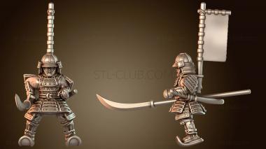 3D модель Самурайская военная элита (STL)