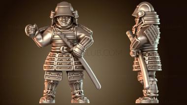 3D модель Самурайский боевой страж (STL)