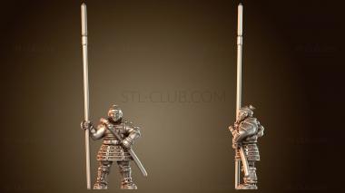 3D модель Самурайский боевой страж огня (STL)