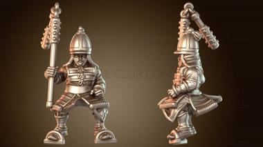 3D модель Самурайская война Огненный Ронин (STL)