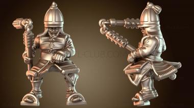 3D модель Самурайская война Морозорожденная гвардия (STL)