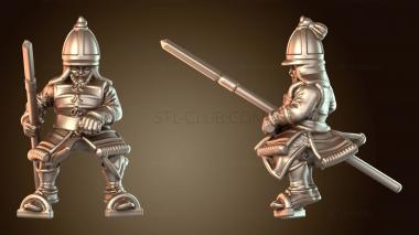 3D модель Самурайское Война Фростророжденный Ронин (STL)