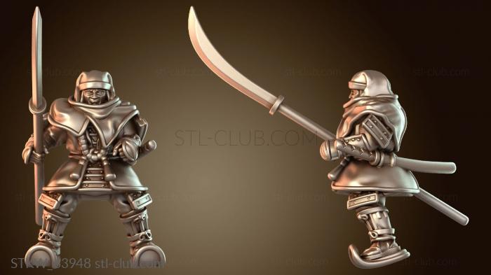 Самурайское Война Ледорожденный Клинок