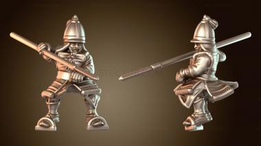 3D модель Самурайский боевой страж Холодная стража (STL)