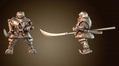 3D модель Samurai Warfare Дикий клинок Ронин (STL)