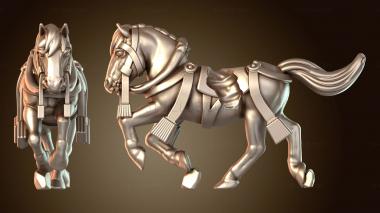 3D модель Самурайские боевые кони Сёгун (STL)