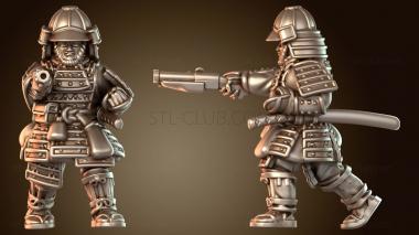 3D модель Самурай Война Захватчик (STL)
