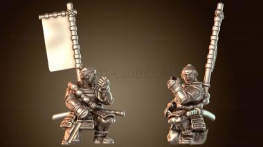 3D модель Самурай Военный Рыцарь Мститель (STL)