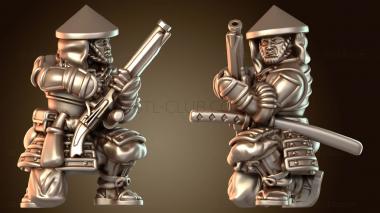 3D модель Чемпион Samurai Warfare Katana (STL)