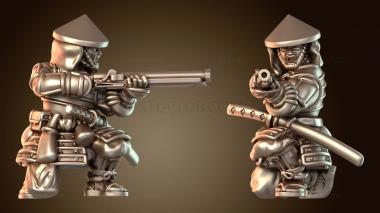 3D модель Самурайский боевой страж Кинблейд (STL)