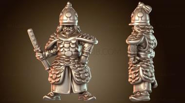 3D модель Самурайский боевой корейский адмирал-ветеран (STL)