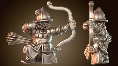 3D модель Самурайское военное дело: корейский элитный лучник (STL)