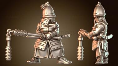 3D модель Самурайское боевое искусство: корейская защита булавы (STL)