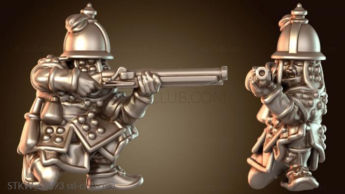 Military Самурайское военное дело. Корейская пехота с фитильными ружьями.