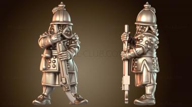 3D модель Самурайское боевое ружье Корейская защита фитильного ружья (STL)