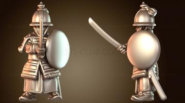 3D модель Самурайский боевой корейский меч (STL)