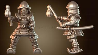 3D модель Легендарная конная гвардия Samurai Warfare (STL)