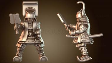 3D модель Легендарный конный герой Samurai Warfare (STL)