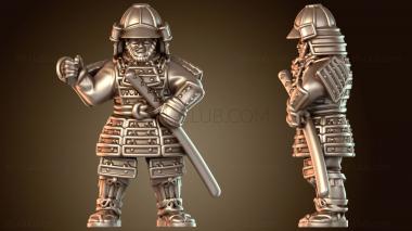 3D модель Модульная гвардия Samurai Warfare (STL)