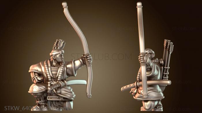 Military Самурайский боевой монах-лучник-гвардеец