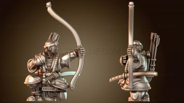 3D модель Самурай, воин, монах, лучник, страж (STL)