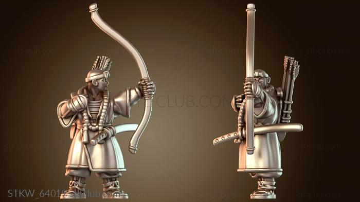 Самурай, воин, монах, лучник, новичок