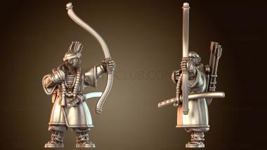 3D модель Самурай, воин, монах, лучник, новичок (STL)