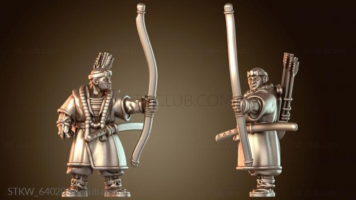 Самурай, Воин, Монах, Лучник, Элитный