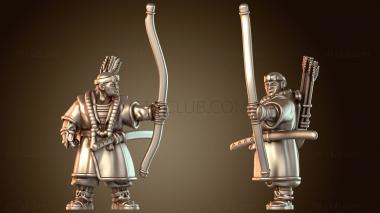 3D модель Самурай, Воин, Монах, Лучник, Элитный (STL)