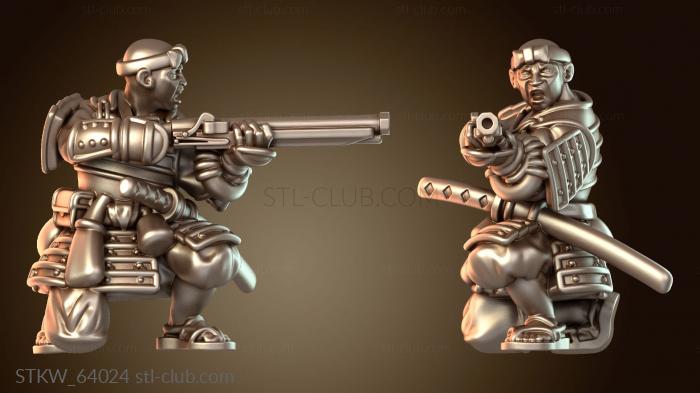 Самурайский монах-воин, чемпион по фитильному оружию