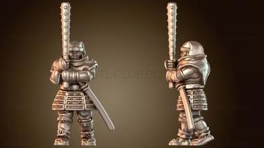 3D модель Монах самурайской войны Тецубо, ветеран войны (STL)