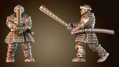 3D модель Самурайский конный лучник (STL)