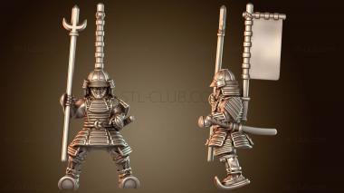 3D модель Самурайское военное дело Конная кавалерия (STL)