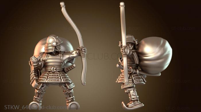 Самурайский боевой конный лучник-элитник